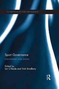 Sport Governance : International Case Studies