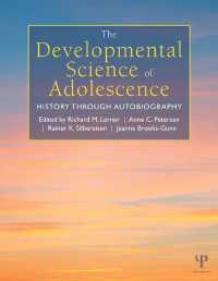 The Developmental Science of Adolescence : History Through Autobiography