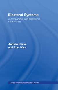 Electoral Systems : A Theoretical and Comparative Introduction
