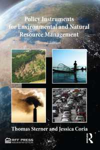 環境・天然資源管理のための政策手段（第２版）<br>Policy Instruments for Environmental and Natural Resource Management（2 NED）