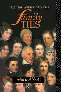 Family Ties : English Families 1540-1920