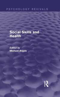 Social Skills and Health (Psychology Revivals)