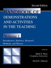 Handbook of Demonstrations and Activities in the Teaching of Psychology : Volume I: Introductory, Statistics, Research Methods, and History（2 NED）