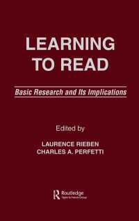 Learning To Read : Basic Research and Its Implications