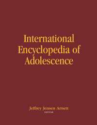青年期国際百科事典（全２巻）<br>International Encyclopedia of Adolescence