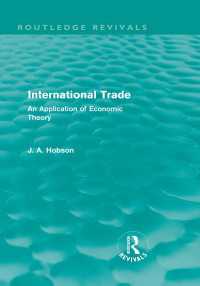 International Trade (Routledge Revivals) : An Application of Economic Theory