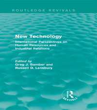 New Technology (Routledge Revivals) : International Perspectives on Human Resources and Industrial Relations