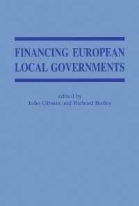 Financing European Local Government