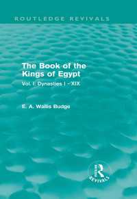 The Book of the Kings of Egypt (Routledge Revivals) : Vol. I: Dynasties I - XIX