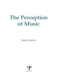 The Perception of Music