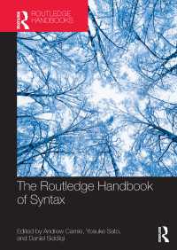ラウトレッジ版　統語論ハンドブック<br>The Routledge Handbook of Syntax