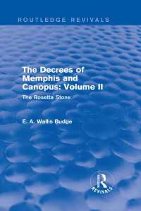 The Decrees of Memphis and Canopus: Vol. II (Routledge Revivals) : The Rosetta Stone