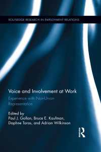 Voice and Involvement at Work : Experience with Non-Union Representation