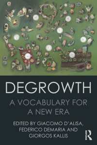 脱成長への提言<br>Degrowth : A Vocabulary for a New Era