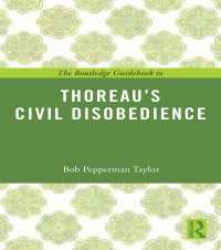 ラウトレッジ名著ガイド：ソロー『市民の反抗』<br>The Routledge Guidebook to Thoreau's Civil Disobedience