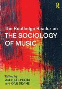 音楽社会学読本<br>The Routledge Reader on the Sociology of Music
