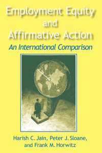 雇用上の公正とアファーマティブ・アクション：６カ国比較<br>Employment Equity and Affirmative Action: An International Comparison : An International Comparison