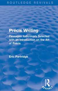 Précis Writing : Passages Judiciously Selected with an Introduction on the Art of Précis