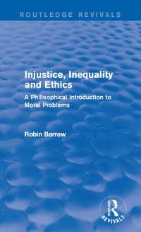 Injustice, Inequality and Ethics : A Philosophical Introduction to Moral Problems