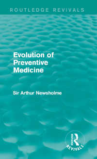 Evolution of Preventive Medicine (Routledge Revivals)