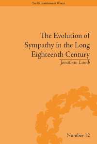 長い１８世紀における共感の発展<br>The Evolution of Sympathy in the Long Eighteenth Century