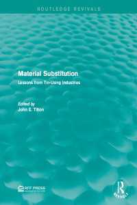 Material Substitution : Lessons from Tin-Using Industries