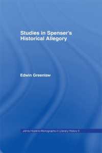 Studies in Spenser's Historical Allegory