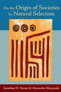 自然選択による社会の起源について<br>On the Origin of Societies by Natural Selection
