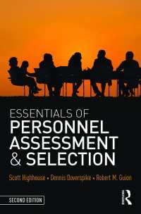 人材評価・採用の基礎（第２版）<br>Essentials of Personnel Assessment and Selection（2 NED）