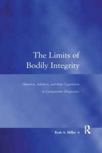 The Limits of Bodily Integrity : Abortion, Adultery, and Rape Legislation in Comparative Perspective