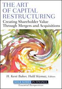 M&Aによる資本再構築<br>The Art of Capital Restructuring : Creating Shareholder Value through Mergers and Acquisitions