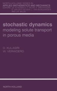 Stochastic Dynamics. Modeling Solute Transport in Porous Media