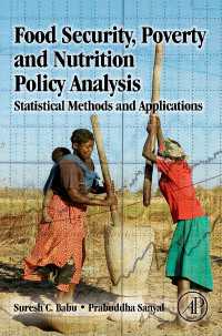 Food Security, Poverty and Nutrition Policy Analysis : Statistical Methods and Applications
