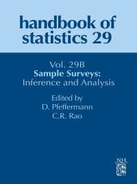 統計ハンドブック－標本調査法：推測と分析<br>Sample Surveys: Inference and Analysis