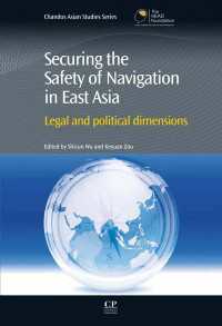 Securing the Safety of Navigation in East Asia : Legal and Political Dimensions