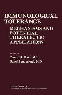 Immunological Tolerance : Mechanisms and Potential Therapeutic Applications