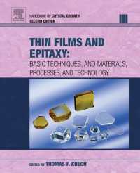 結晶成長ハンドブック（第２版）3A/3B：薄膜とエピタキシー（全２巻）<br>Handbook of Crystal Growth : Thin Films and Epitaxy（2）