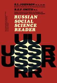 Russian Social Science Reader : The Commonwealth and International Library of Science Technology Engineering and Liberal Studies