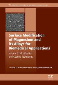Surface Modification of Magnesium and its Alloys for Biomedical Applications : Modification and Coating Techniques