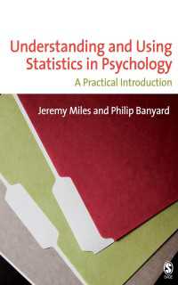 心理学における統計：実践入門<br>Understanding and Using Statistics in Psychology : A Practical Introduction