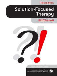 解決焦点化療法（第３版）<br>Solution-Focused Therapy（Third Edition）