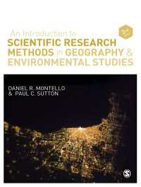 地理学・環境学の科学的研究法入門（第２版）<br>An Introduction to Scientific Research Methods in Geography and Environmental Studies（Second Edition）