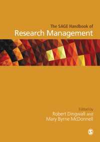 研究管理ハンドブック<br>The SAGE Handbook of Research Management