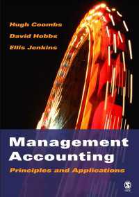 管理会計：原理と応用<br>Management Accounting : Principles and Applications（First Edition）
