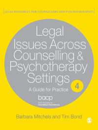 Legal Issues Across Counselling & Psychotherapy Settings : A Guide for Practice
