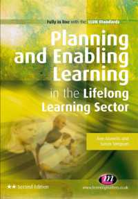 Planning and Enabling Learning in the Lifelong Learning Sector（Second Edition）