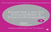 カウンセラーと精神療法家のための法<br>Essential Law for Counsellors and Psychotherapists（Co-Publication）