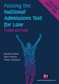 Passing the National Admissions Test for Law (LNAT)（Third Edition）