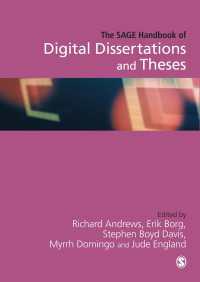 電子学位論文ハンドブック<br>The SAGE Handbook of Digital Dissertations and Theses : SAGE Publications