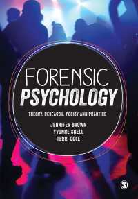 裁判心理学：理論・調査・政策・実践<br>Forensic Psychology : Theory, research, policy and practice